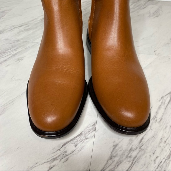 Franco Sarto Elese Brown Leather Bootie 9M - Picture 10 of 14